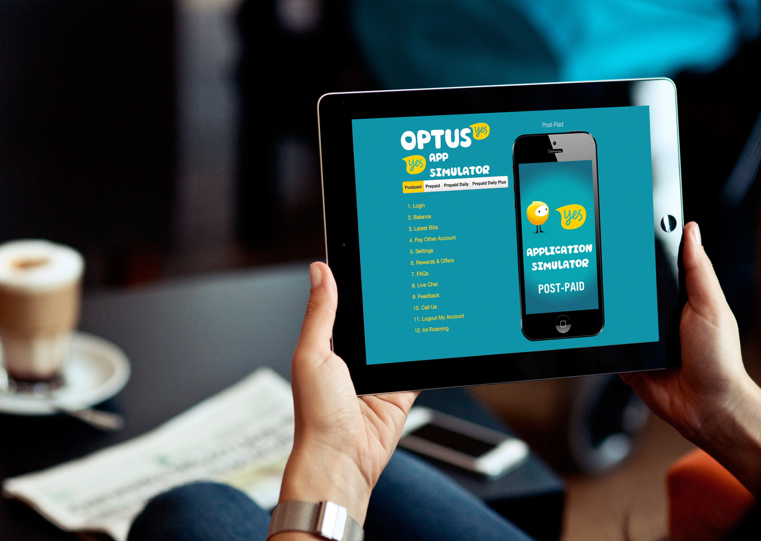 Optus - App Simulator