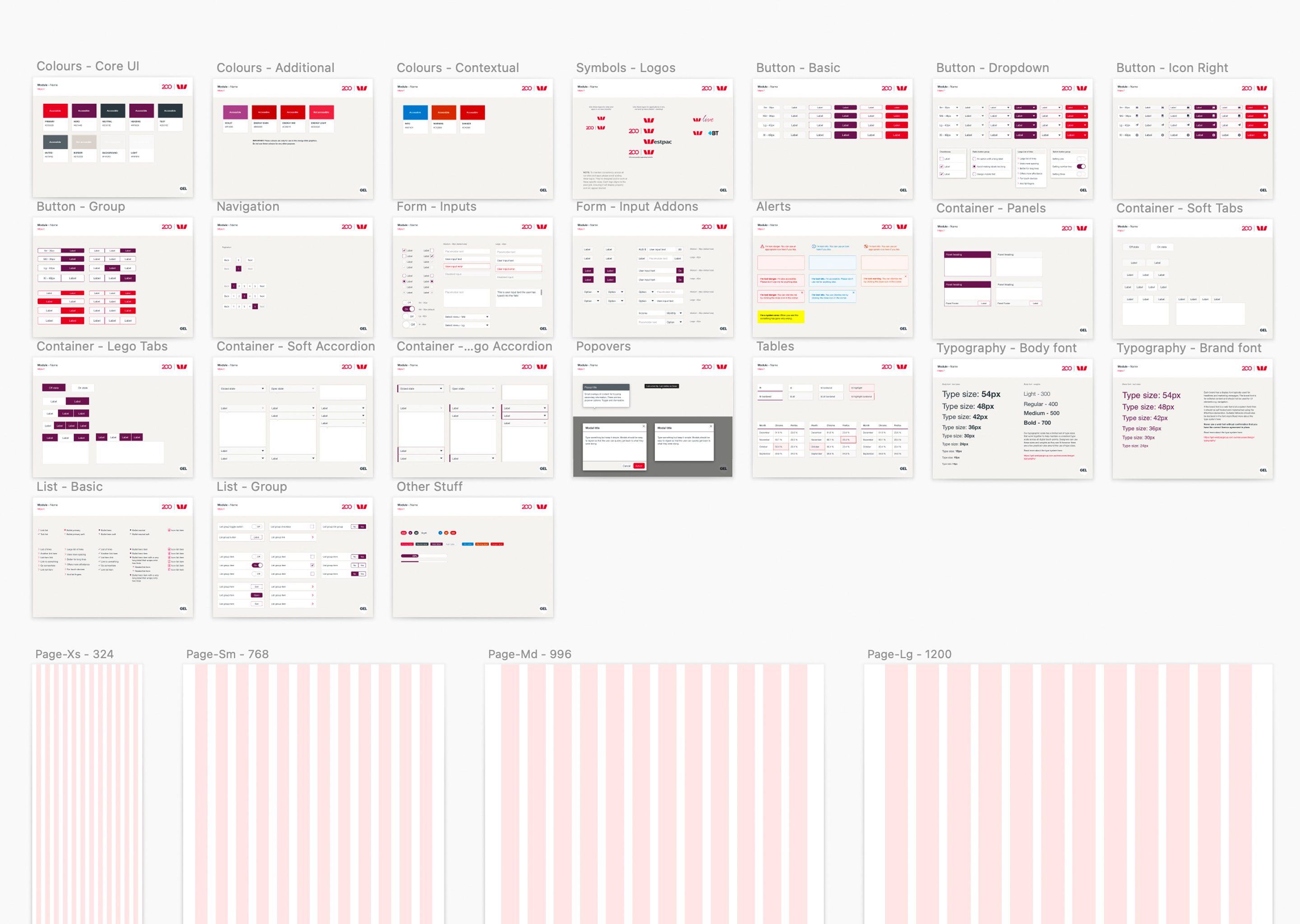 Westpac - Global Experience Language - Design System